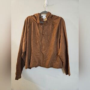 PINK Victoria's Secret Brown Hoodie SIZE XXL